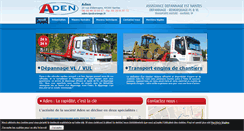 Desktop Screenshot of aden-44.fr
